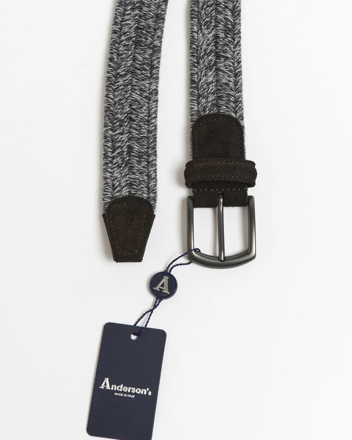 Wool Hairy Braided Stretch Belt - Image 3