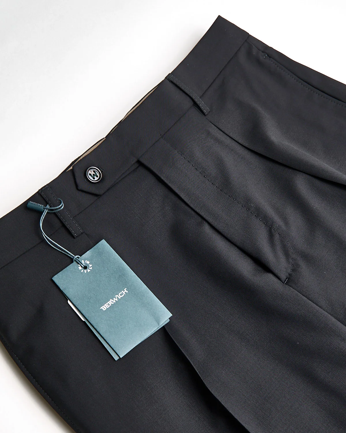Black 'Chaia' Relaxed Fit Wool Trousers - Image 4