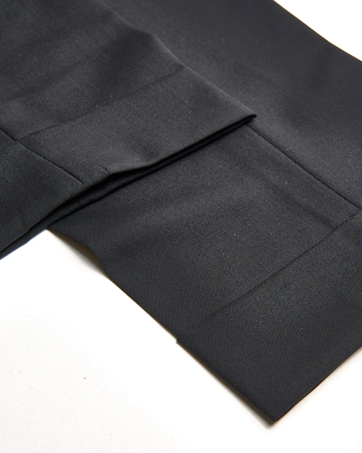 Black 'Chaia' Relaxed Fit Wool Trousers - Image 7