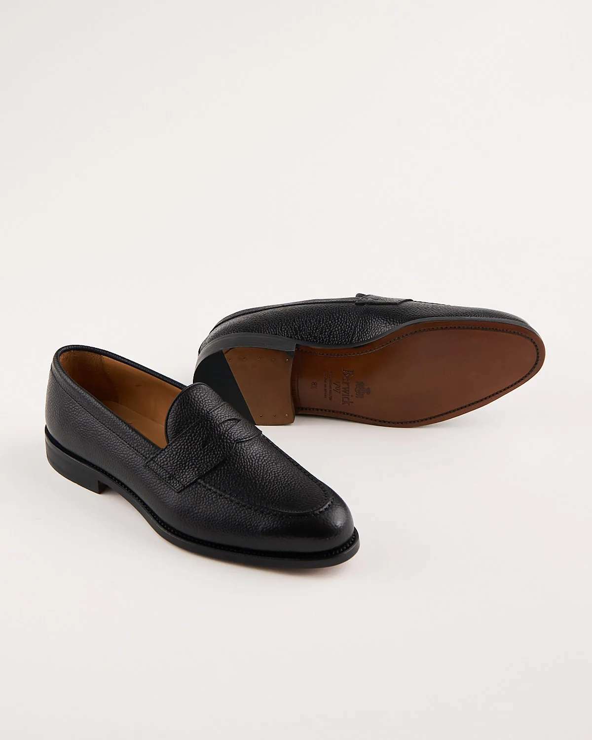 Country Calf Leather Sole Loafers - Image 5