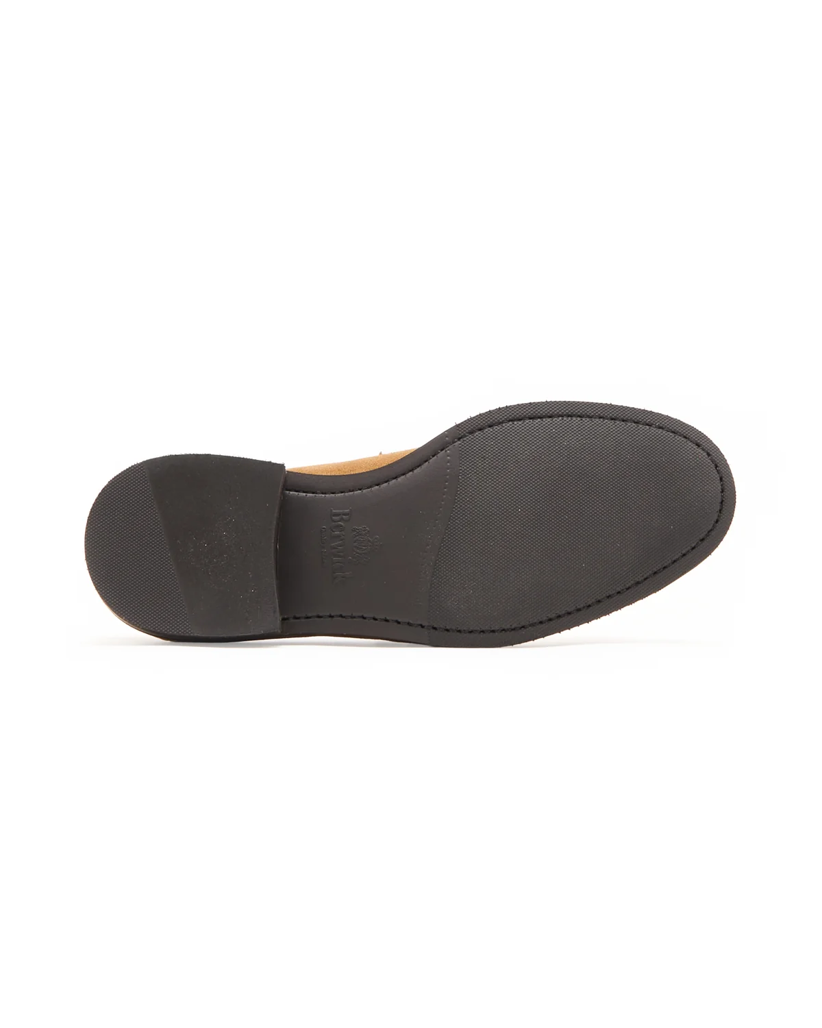 Sand Suede Rubber Sole Loafers - Image 6