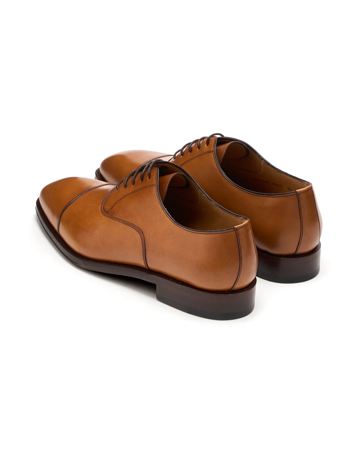 Tan Brown Cap Toe Oxford Dress Shoe - Image 6