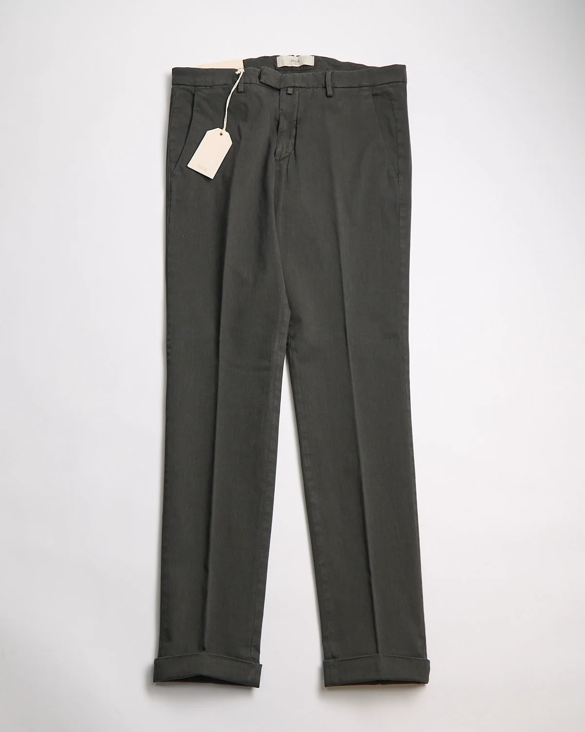 Slim Fit Stretch Cotton Twill 'Every Day' Smart Casual Pants - Image 5