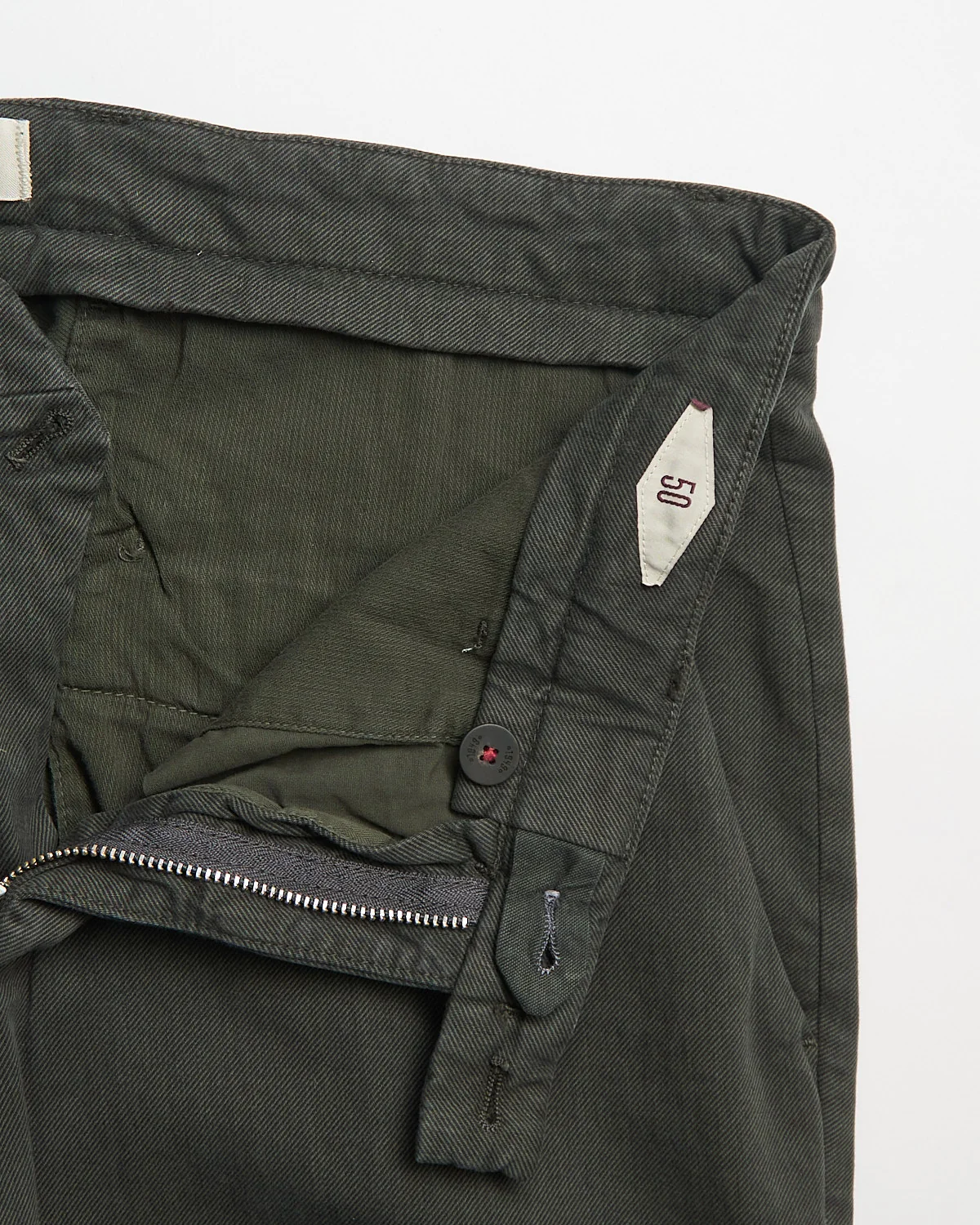 Slim Fit Stretch Cotton Twill 'Every Day' Smart Casual Pants - Image 6