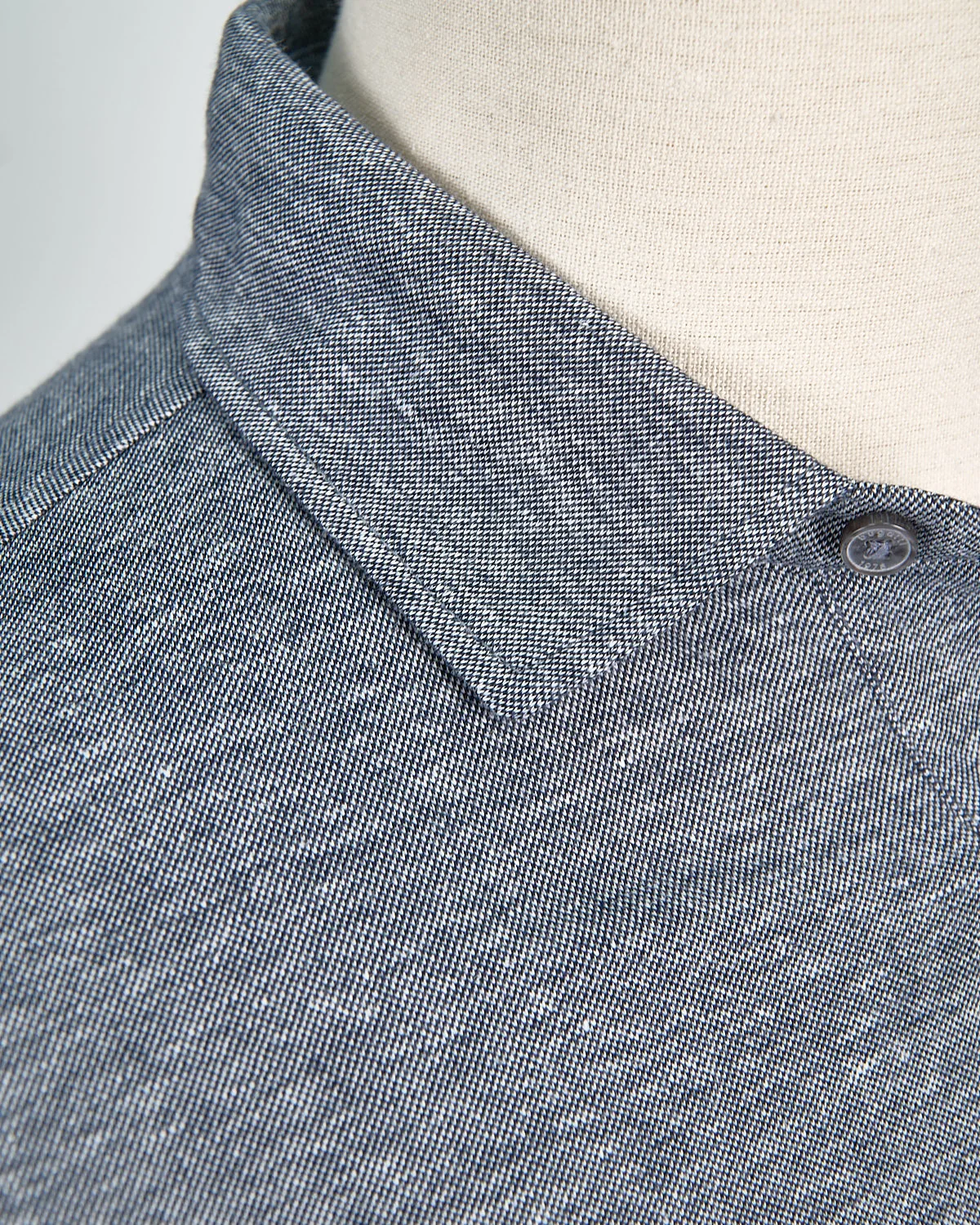 Piped Cotton & Linen Piqué Polo - Image 5