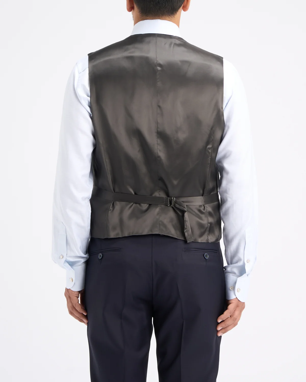 'George' Charcoal Vest - Image 3