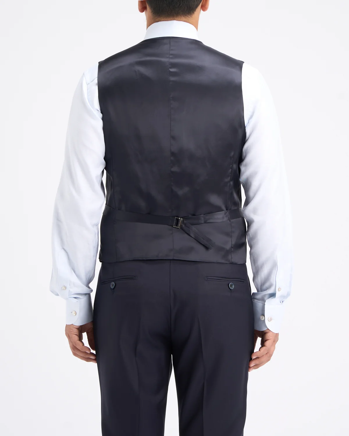 'George' Navy Vest - Image 3