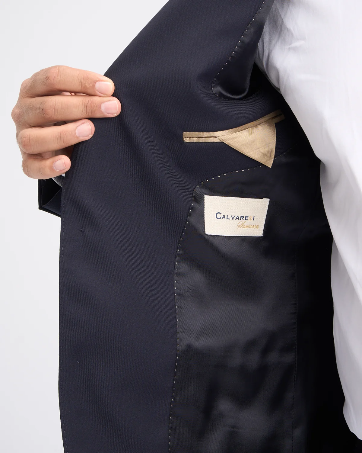 'Owen' Navy Suit Jacket - Image 9