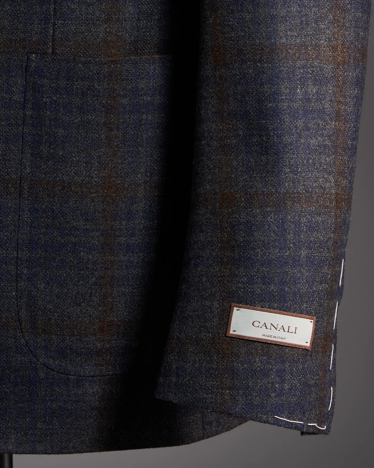 Rich Check Wool Soft 'Kei' Jacket - Image 3