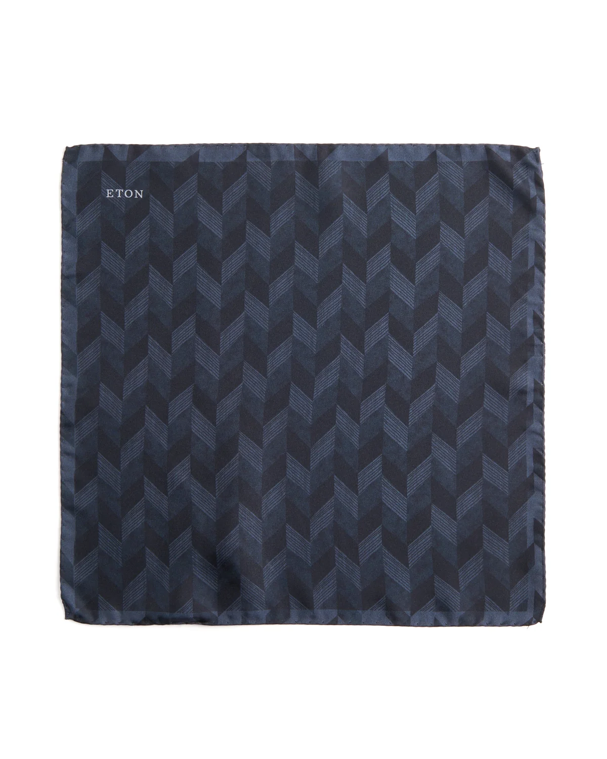 Chevron Silk Twill Pocket Square - Image 3