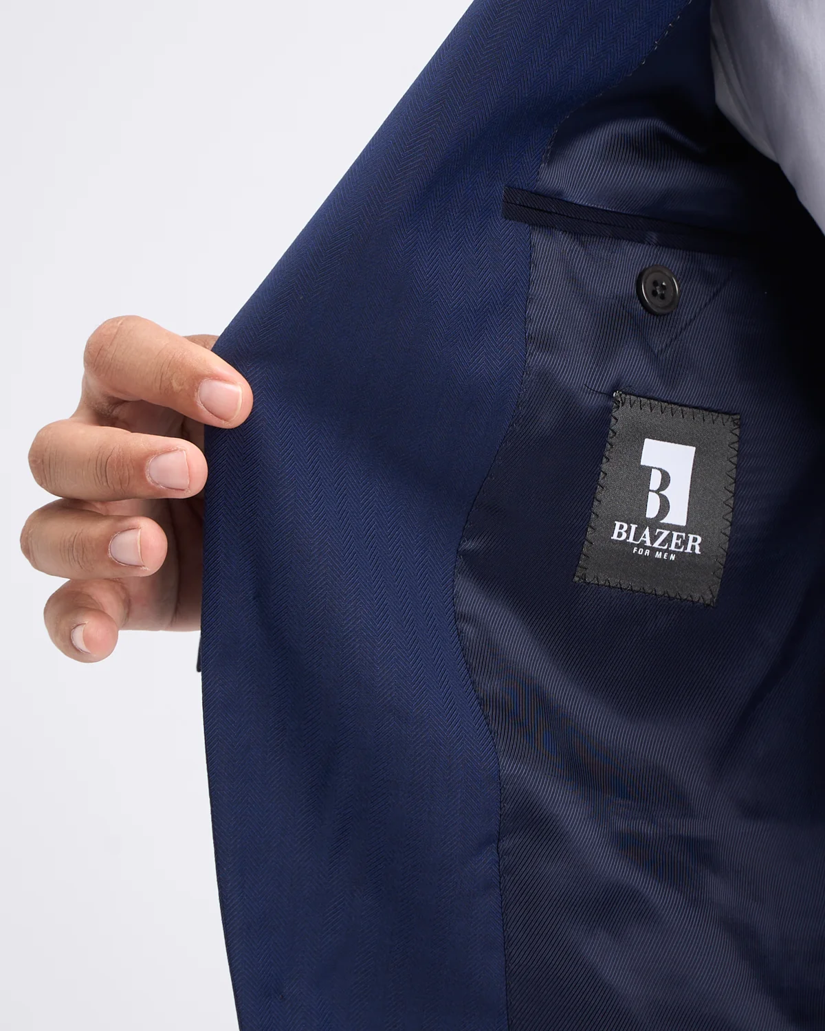 Angelico Platinum140'stonal Herringbone Suit - Image 15