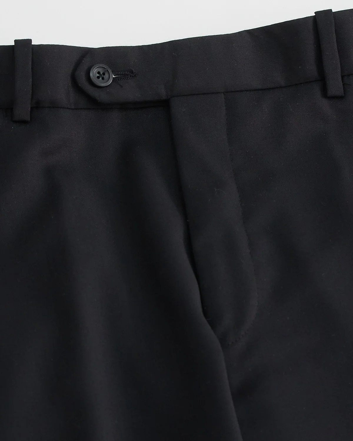 'Cade' Super 100S Black Wool Pants - Image 5
