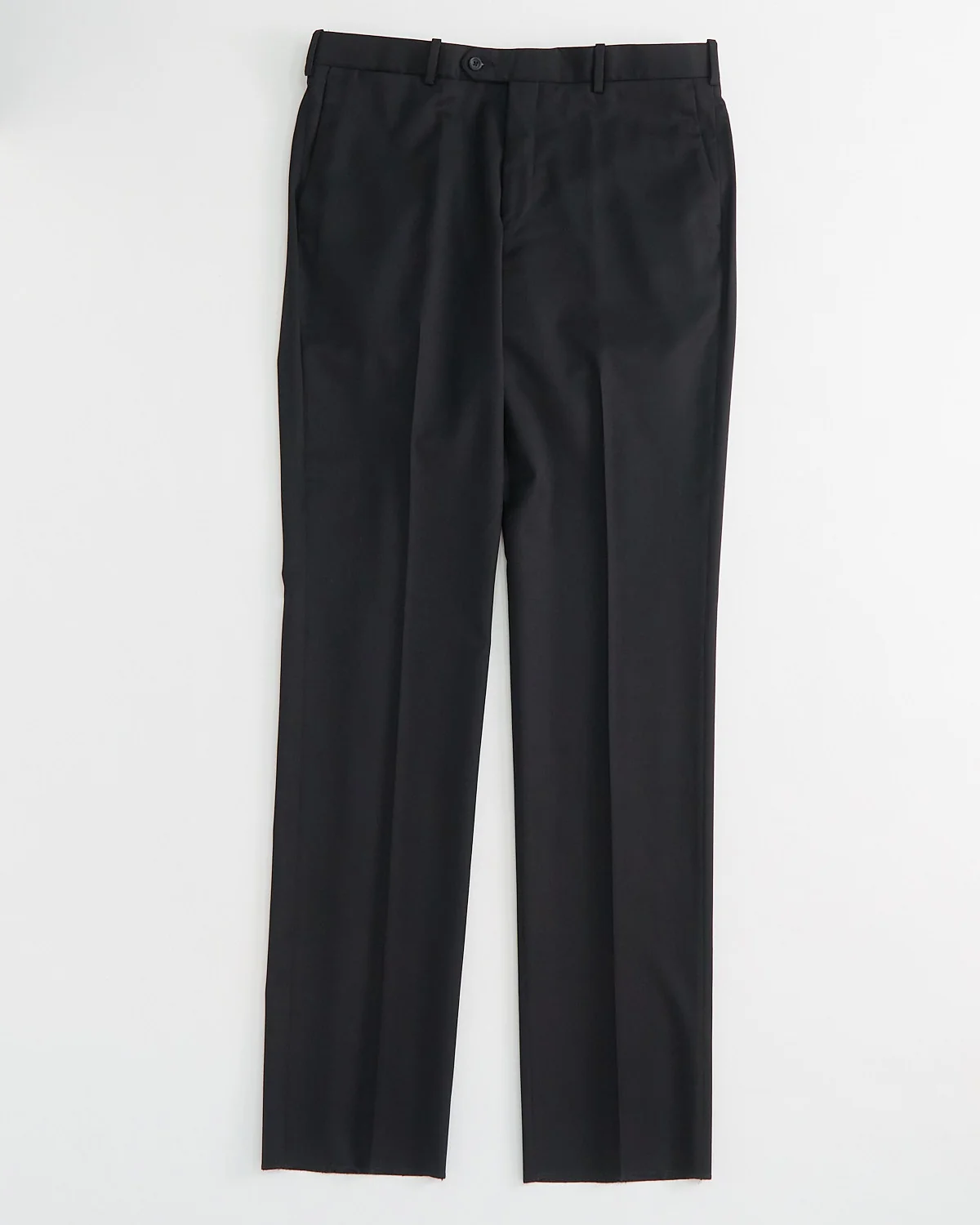 'Cade' Super 100S Black Wool Pants - Image 6