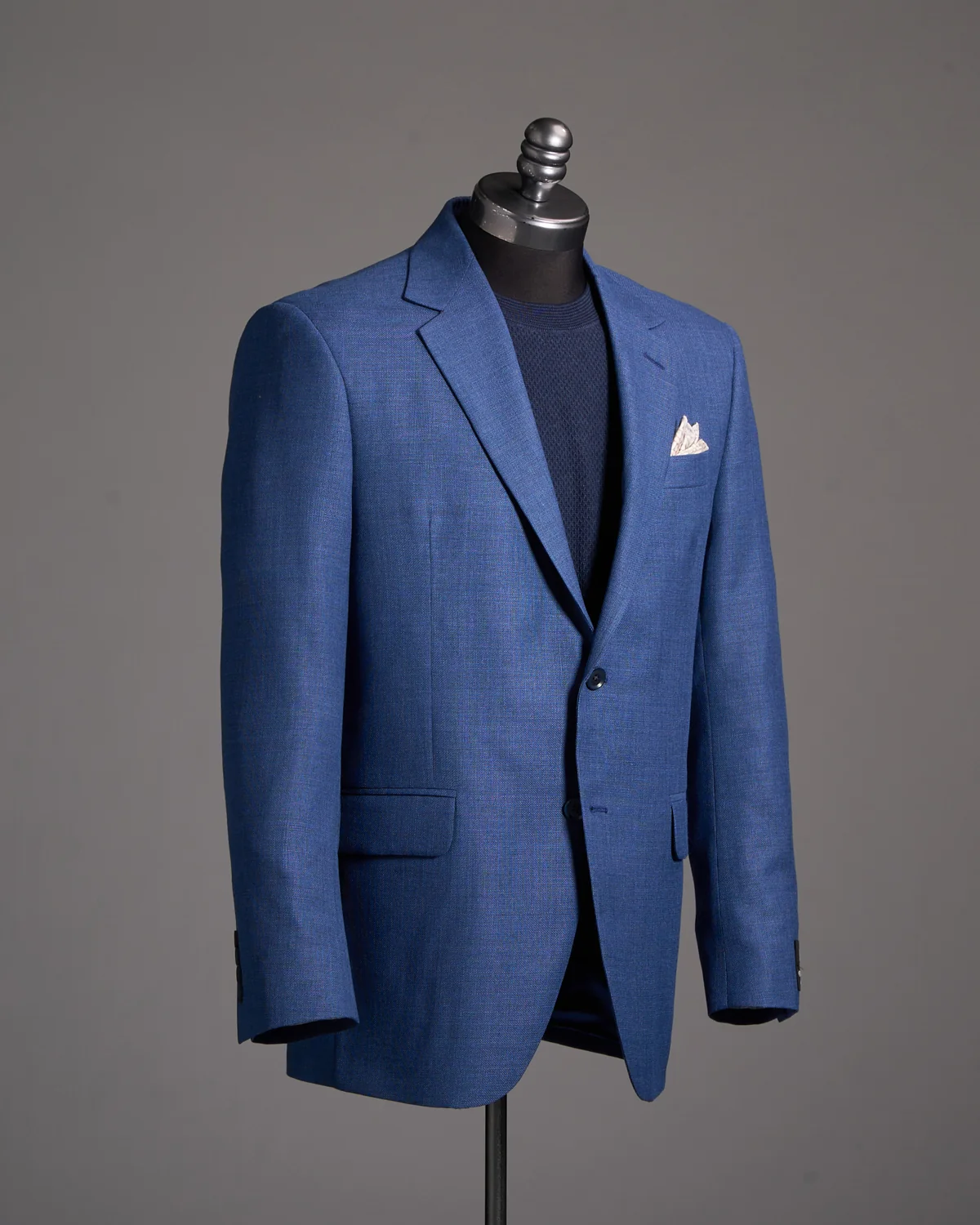 Solid Textured Sports Jacket