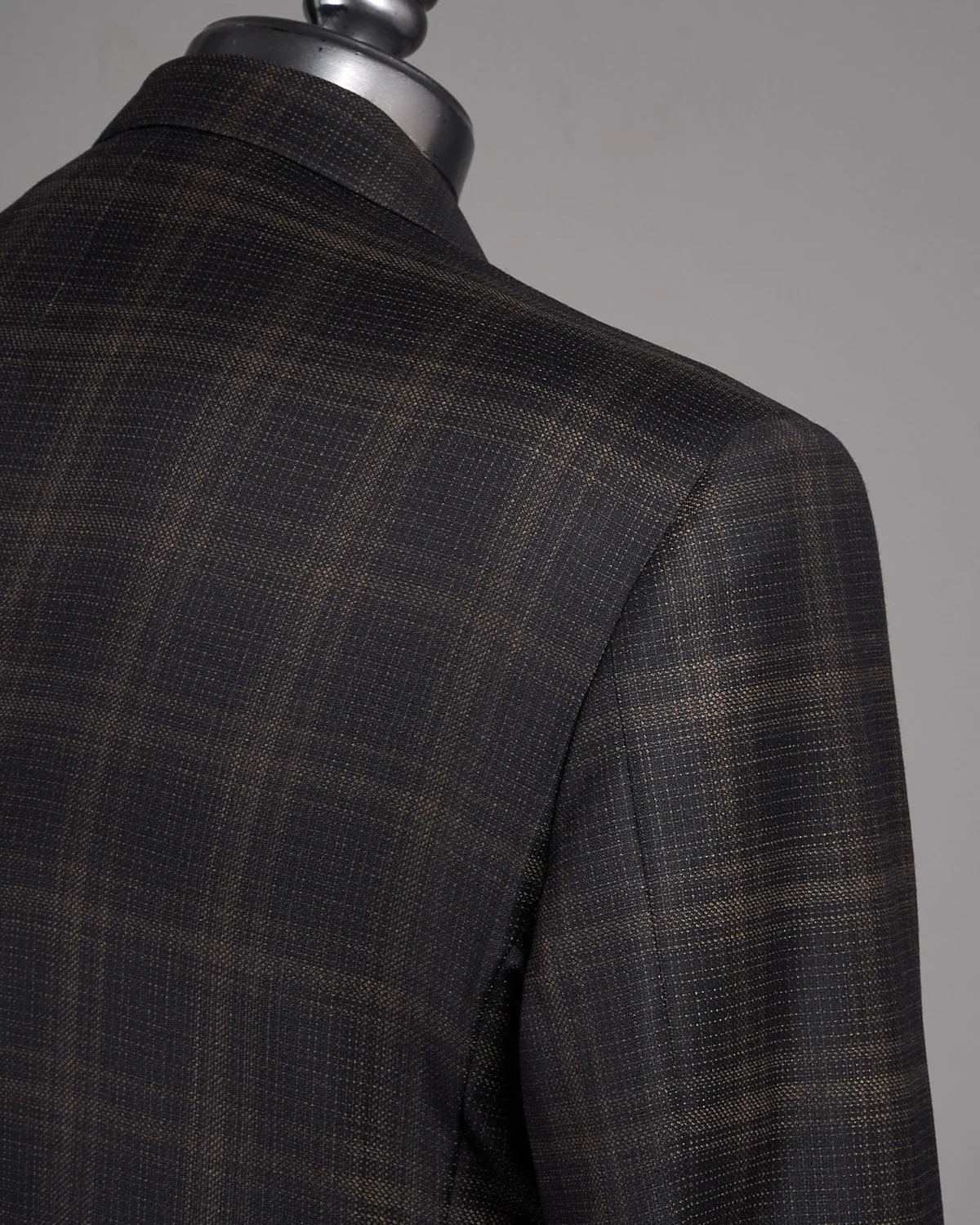 Super 130's Wool Check 'Gibson' Fit Sport Jacket - Image 3