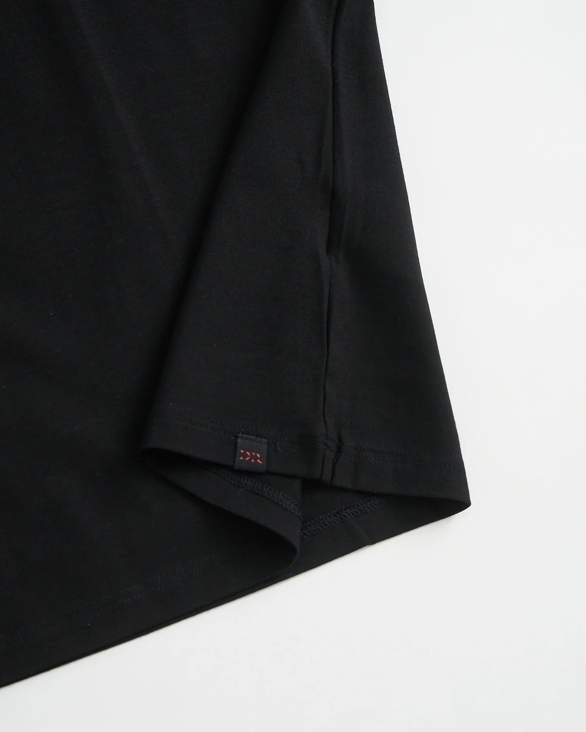 Micro Modal Basel Solid Black Crew Neck T-Shirt - Image 4