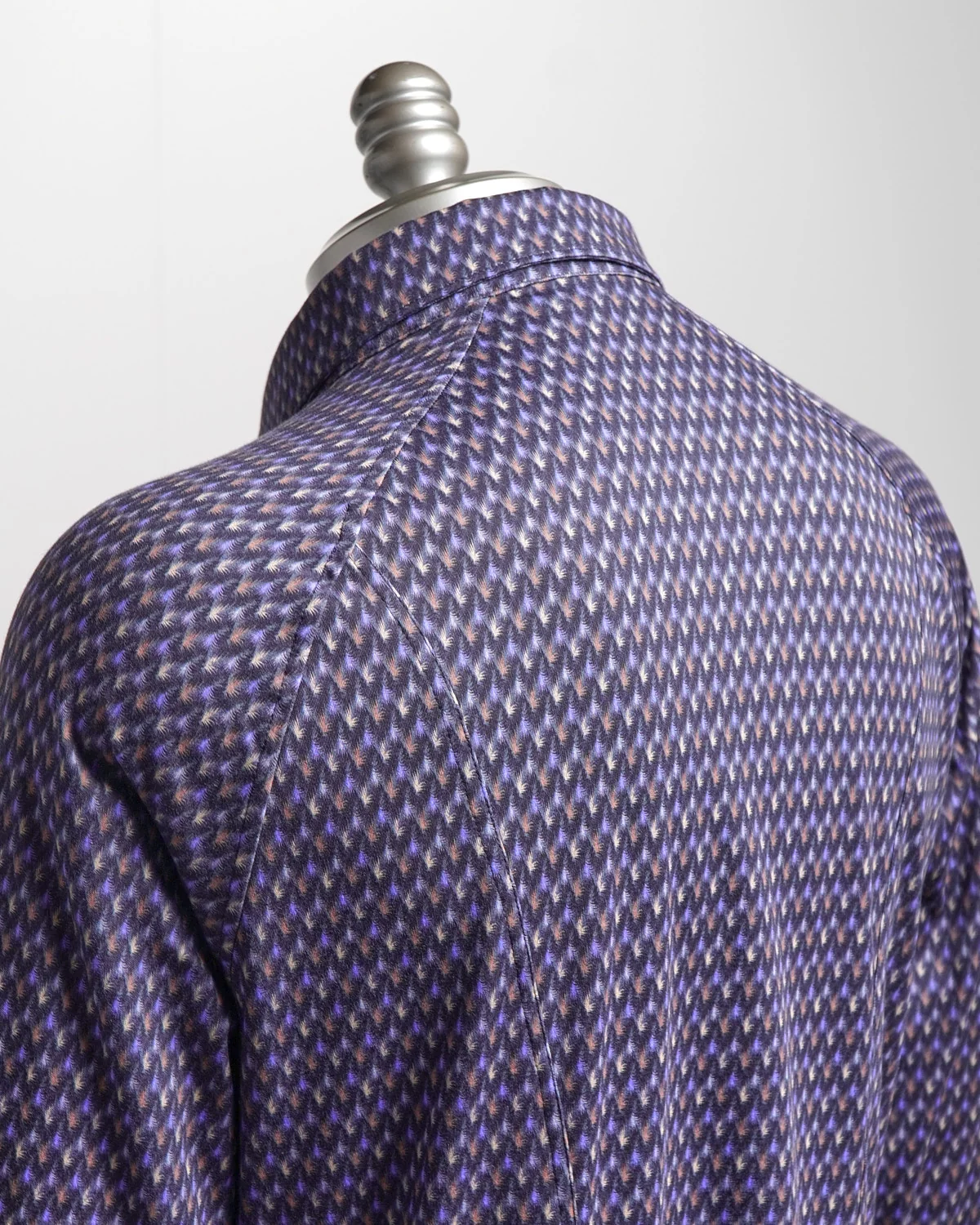 Feather Print Jersey Knit Shirt - Image 3