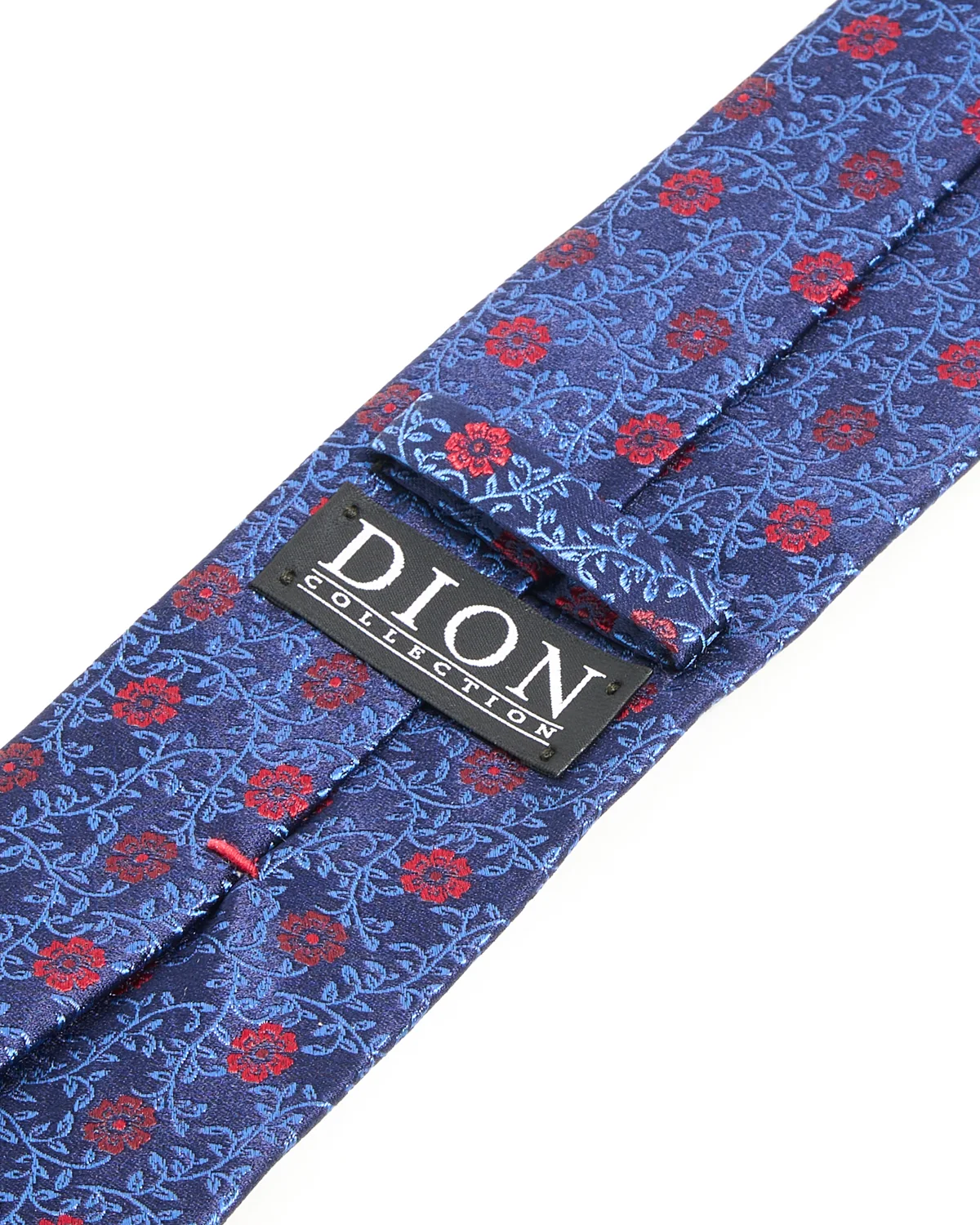 Scrolling Vine, Margarita Floral Jacquard Silk Tie - Image 2