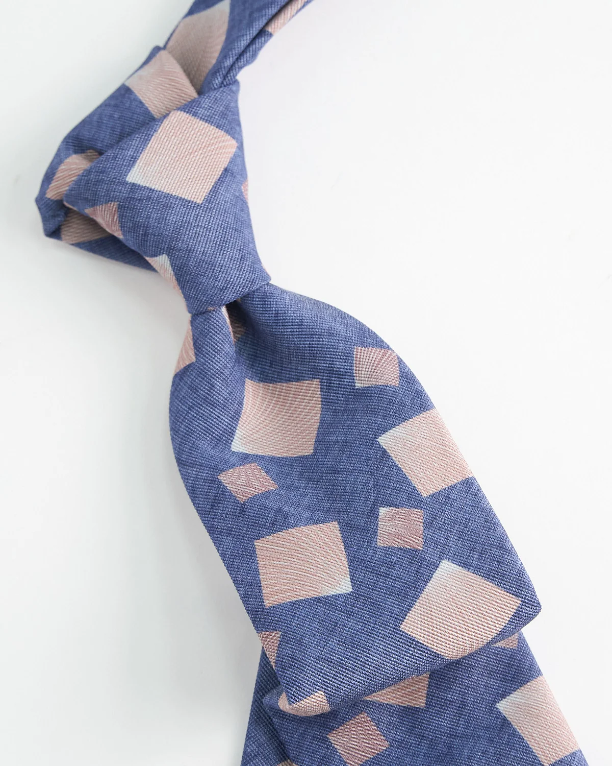 Silk Squares Print Tie - Image 3