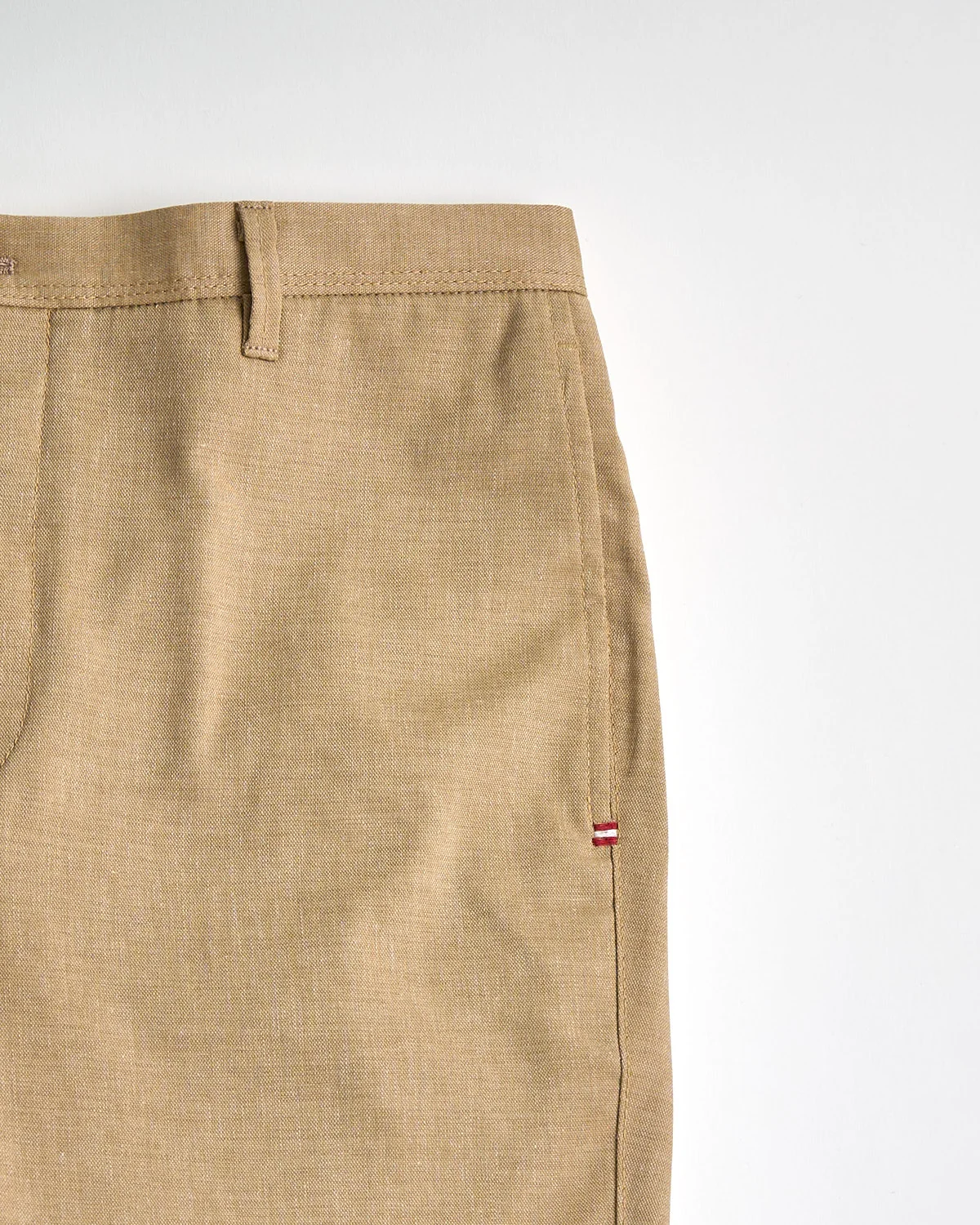 Chambray Oxford Stretch Linen Tech Trousers - Image 4