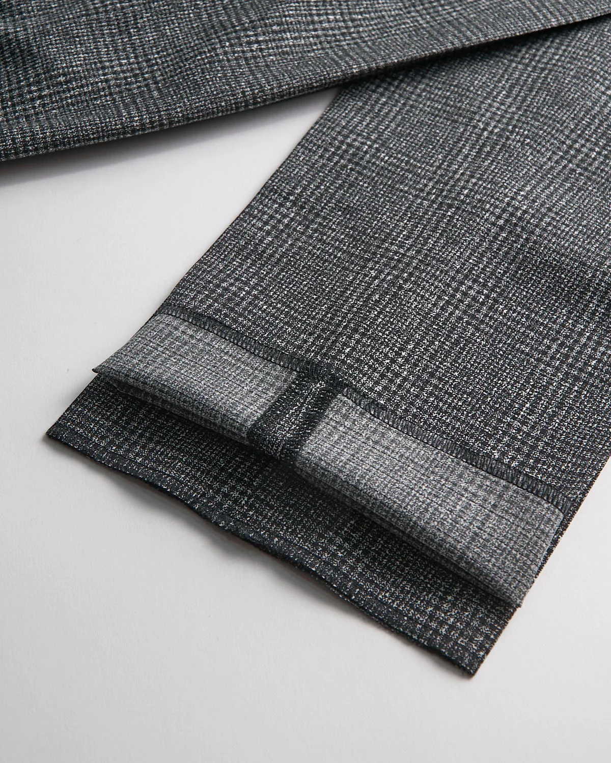 Cool Dots Printed Glen Check Ultralight Tech Trousers - Image 2