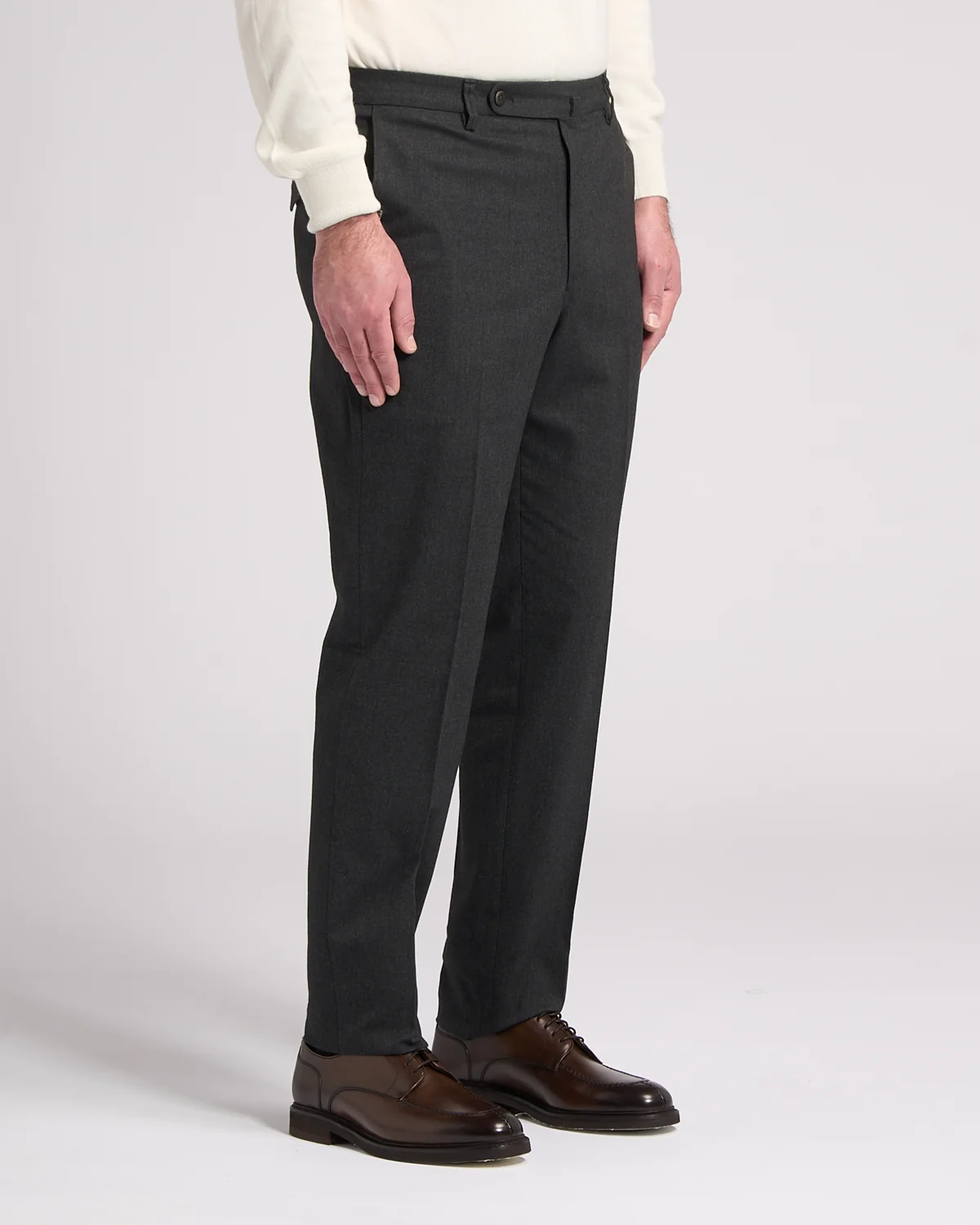 Stretch Oxford Washable Dressy Casual Pants - Image 3
