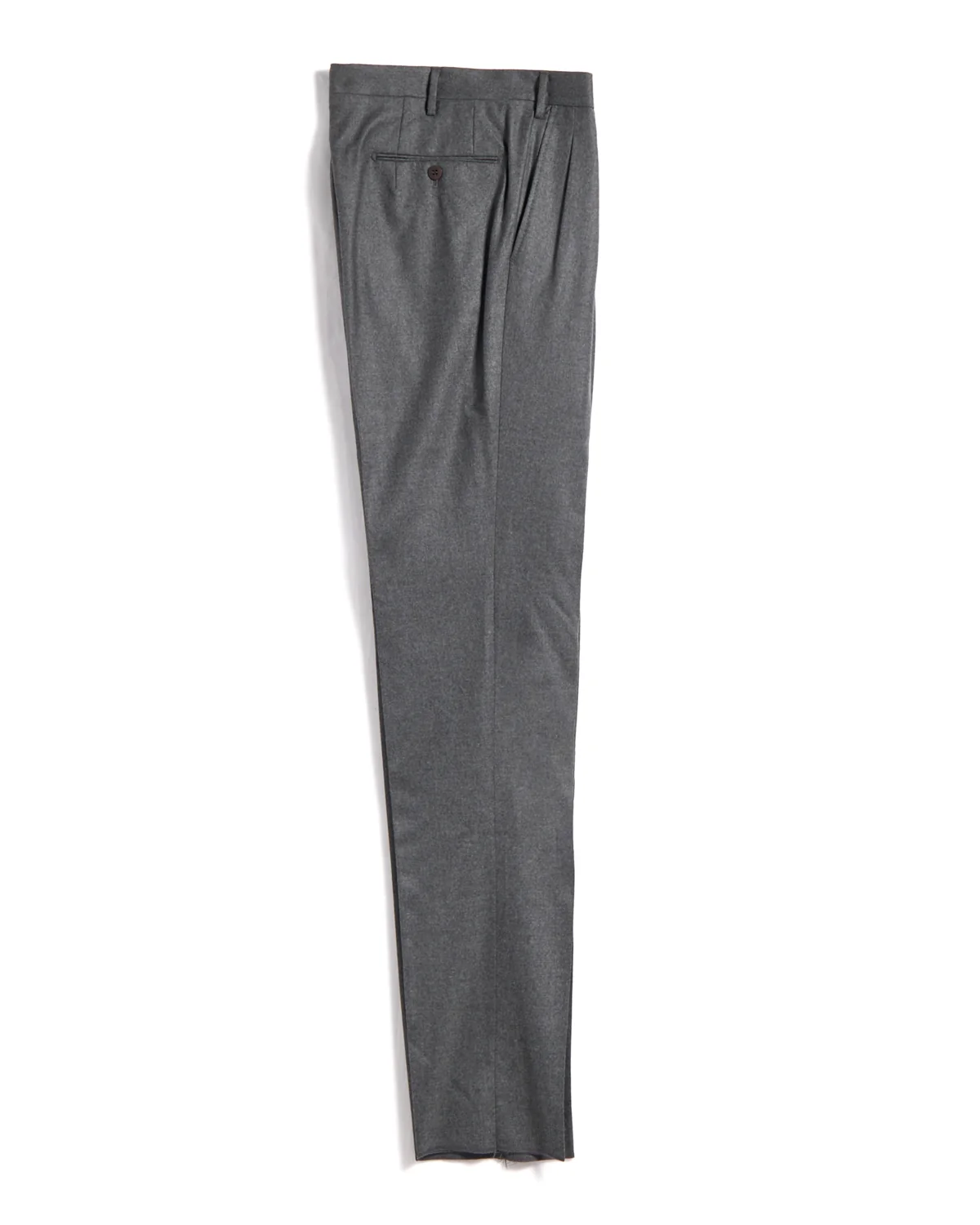 Super 120's Light Flannel Double Pleated Dress Pants - Image 6
