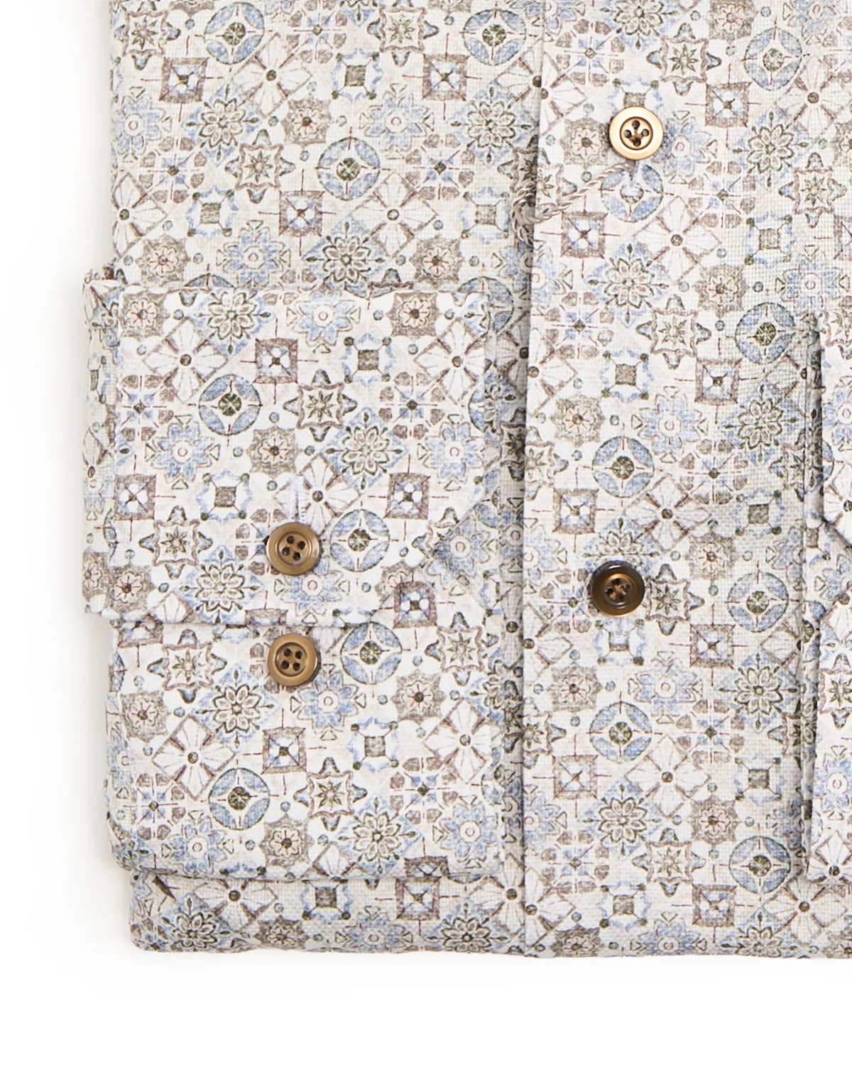 Medallion Print Modern Fit Shirt - Image 3