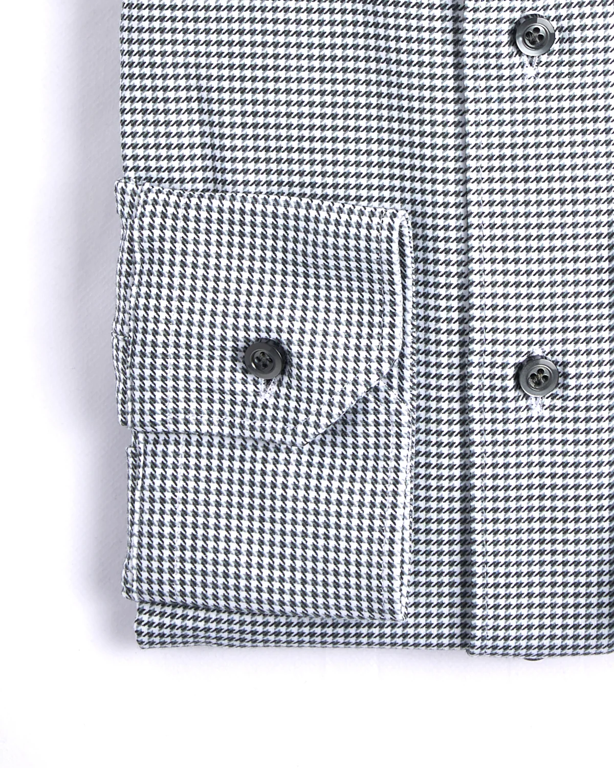 Mini Check Modern 4Flex Knit Shirt With Contrast - Image 3