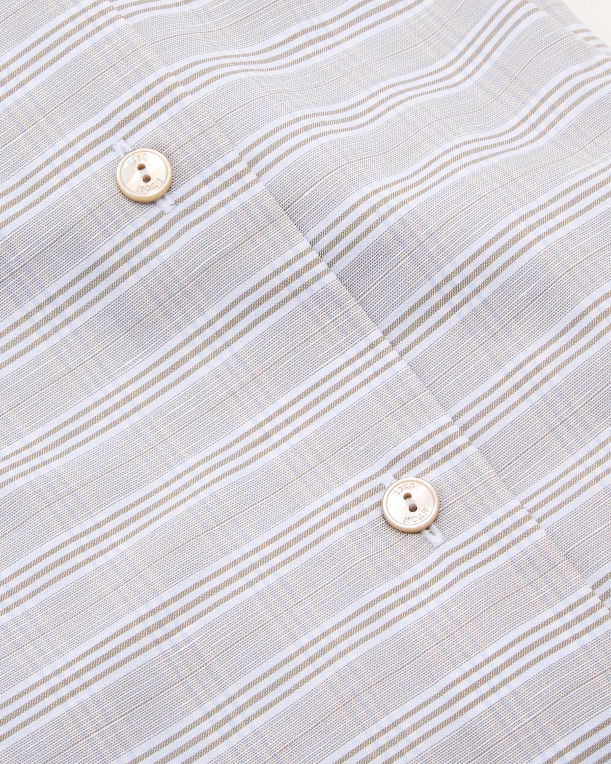 Check Cotton 7 Linen Contemporary Shirt - Image 4