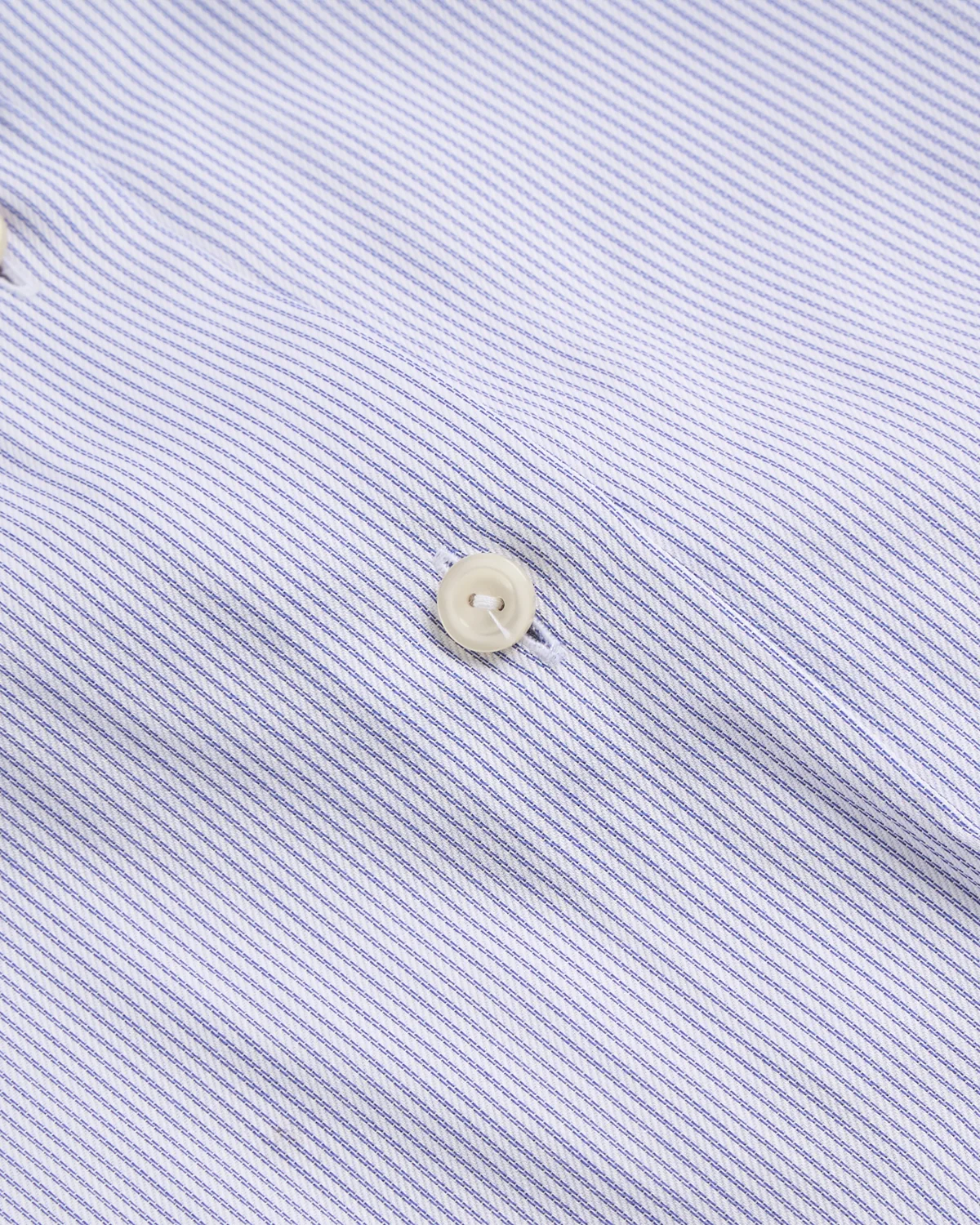 Fine Striped Slim Fit Twill Shirt With Cut Away Collar - Image 4