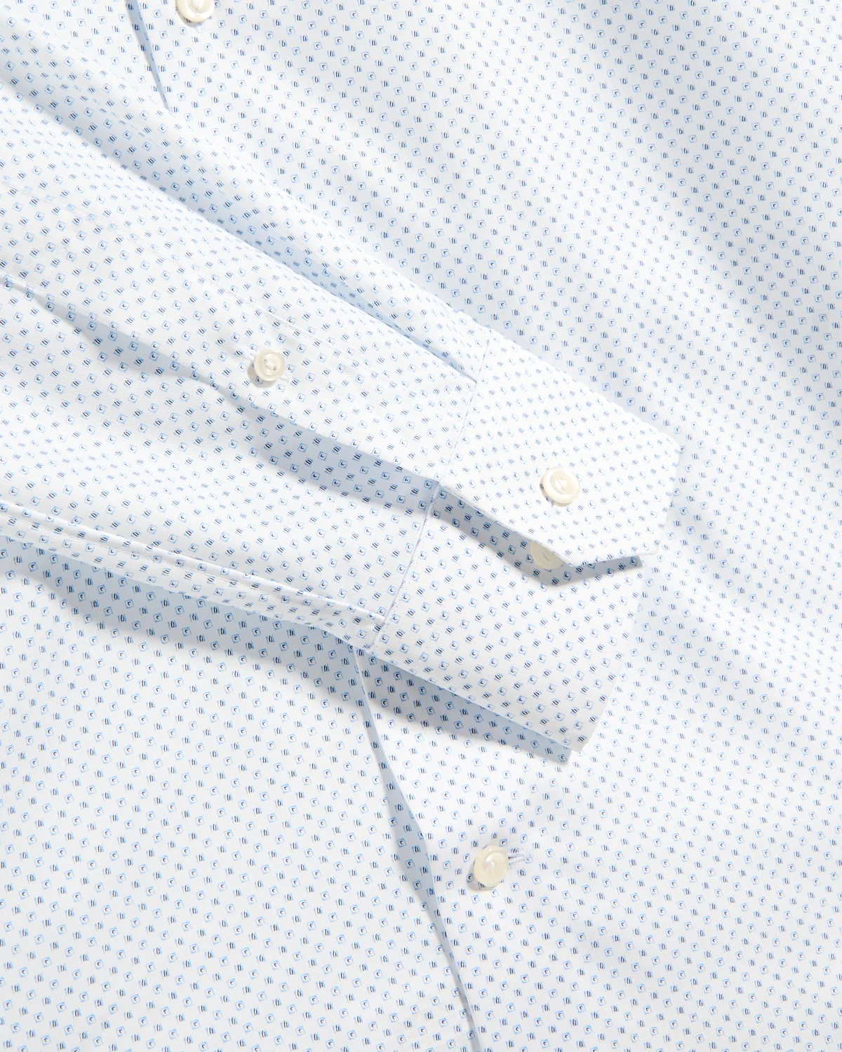 Geometric Print Slim Shirt - Image 3