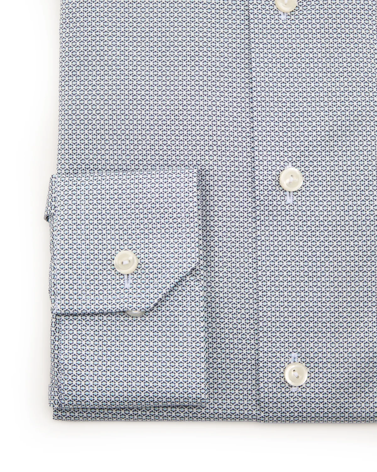 Geometric Slim Signature Twill Shirt - Image 3