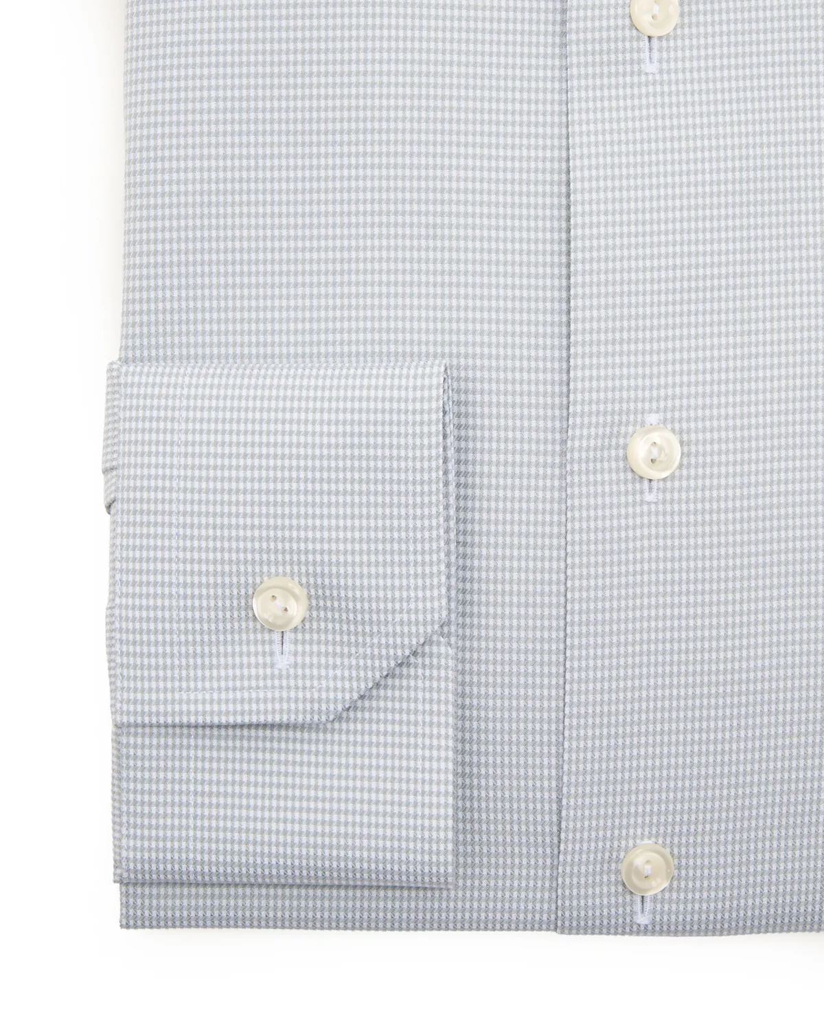 Houndstooth Signature Twill Contemporary Shirt - Image 3