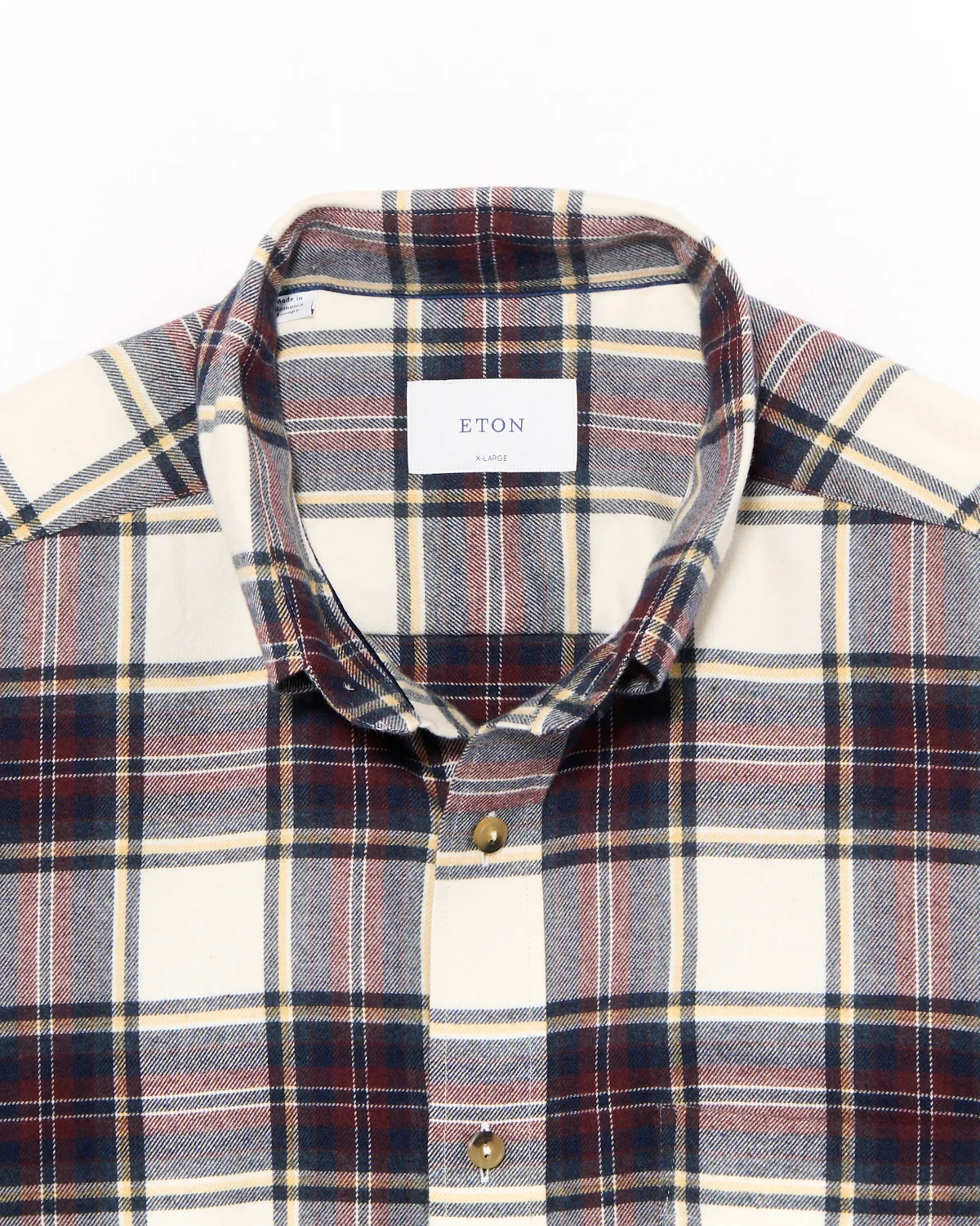 Plaid Flannel Casual Fit Shirt - Image 8