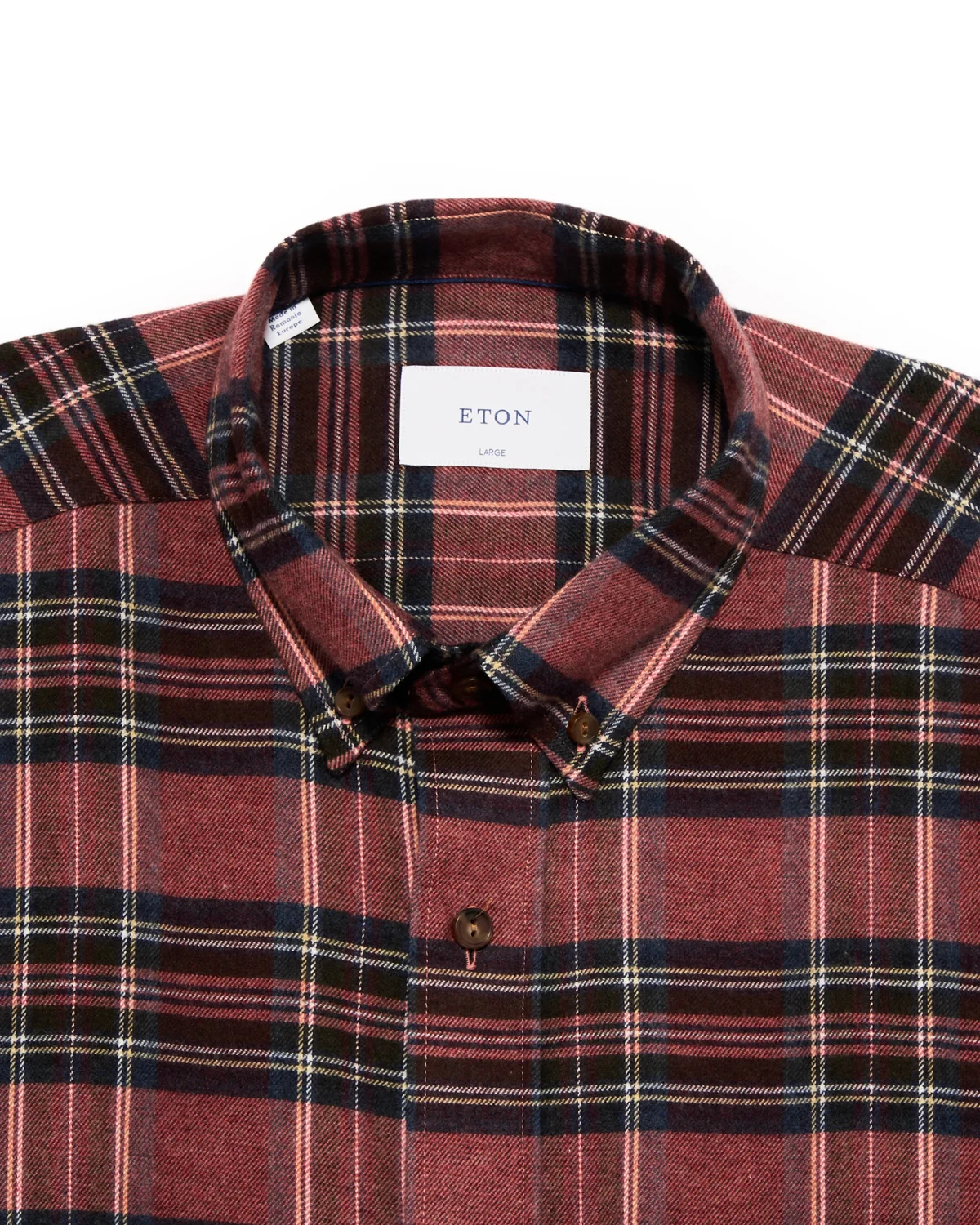 Plaid Flannel Casual Fit Shirt - Image 8
