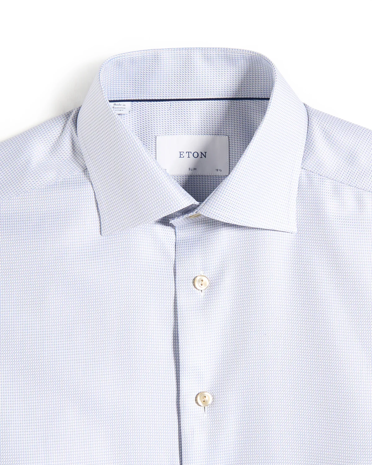 Semi Solid Signature Twill Slim Shirt - Image 2