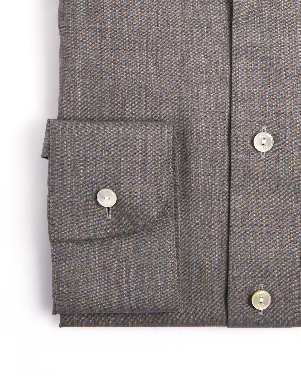 Solid Merino Wide Spread Slim Fit Shirt - Image 3