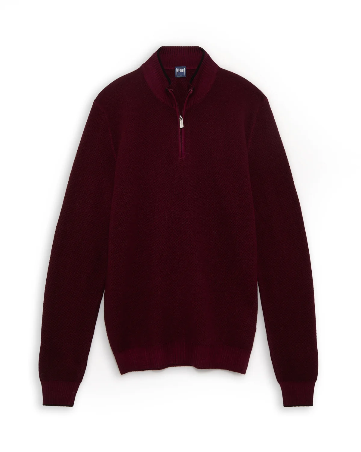 100% Merino Wool Quarter Zip Sweater