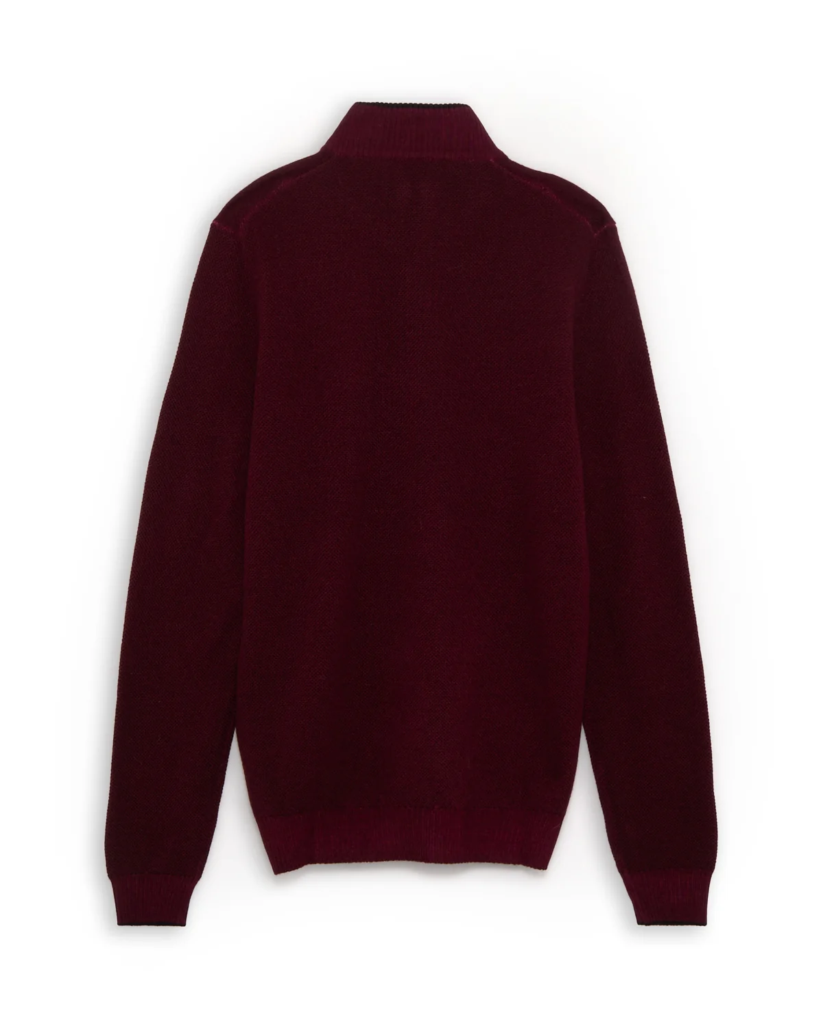 100% Merino Wool Quarter Zip Sweater - Image 3