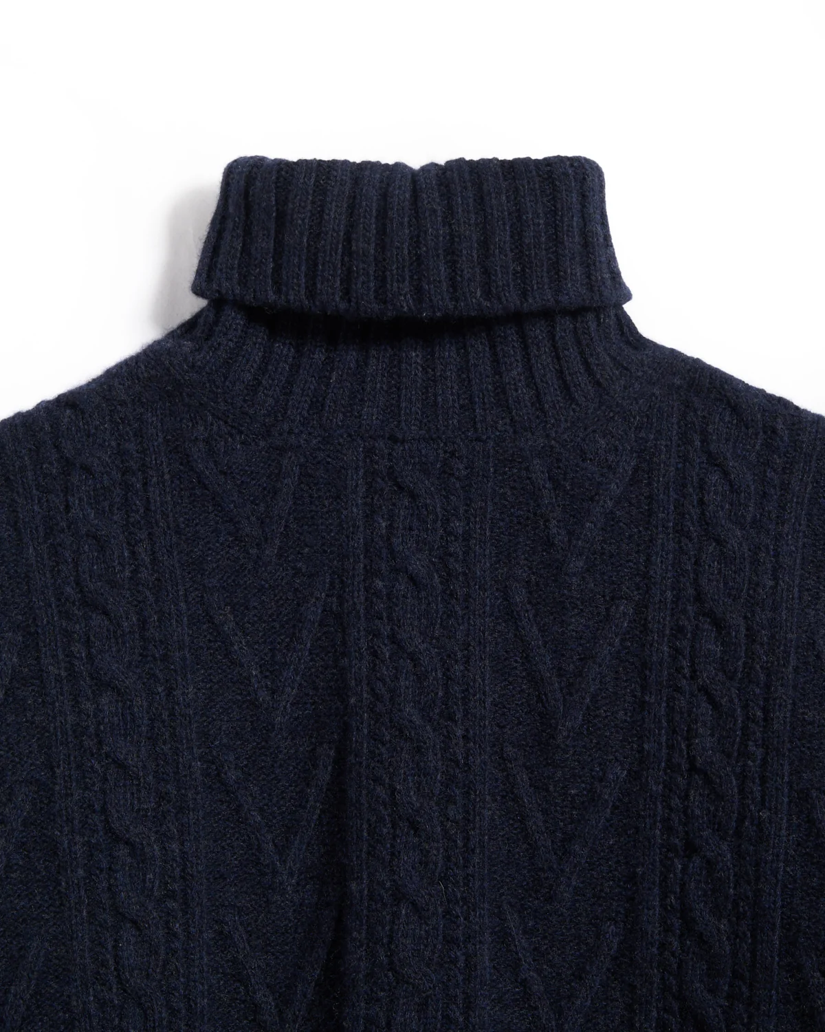Plush Wool Cableknit Turtleneck - Image 3