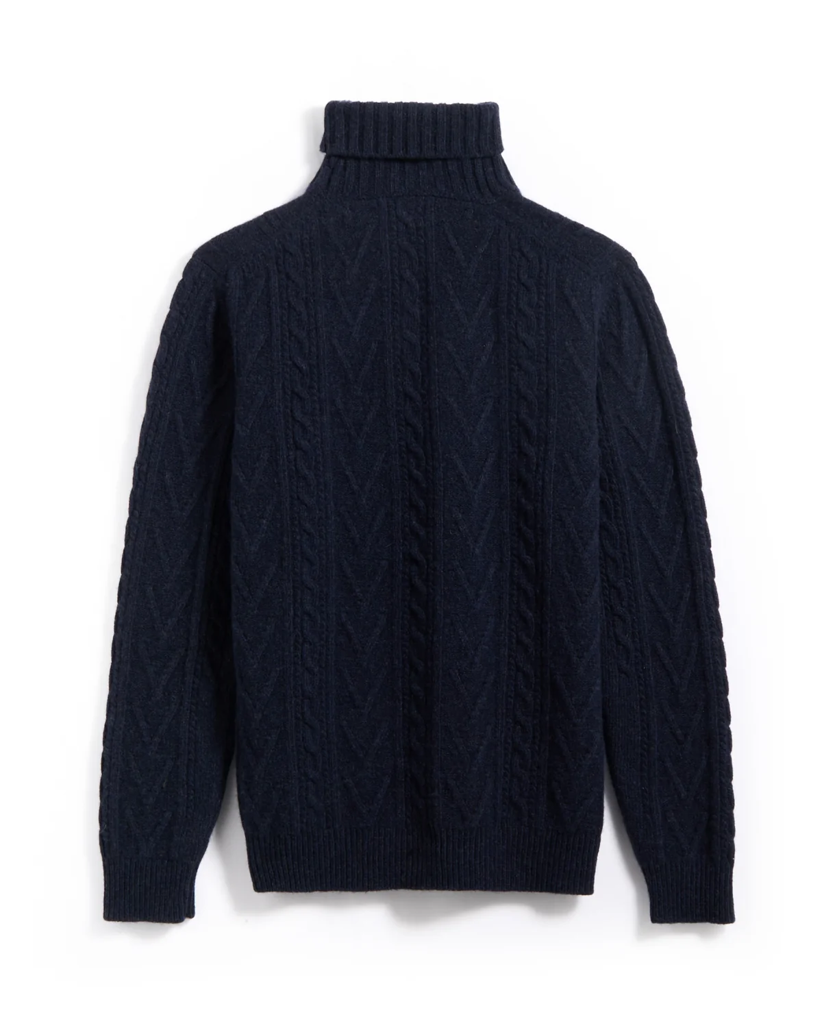 Plush Wool Cableknit Turtleneck - Image 4