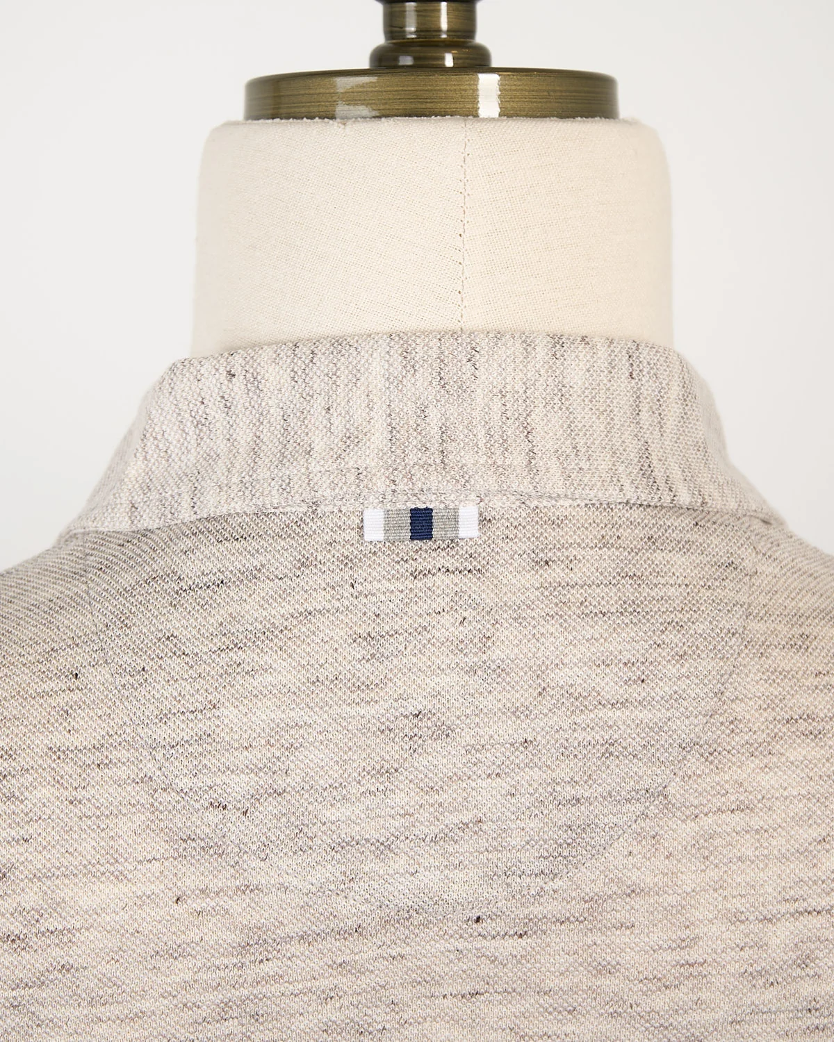 Quattro Piquet Lino Melange Polo - Image 5