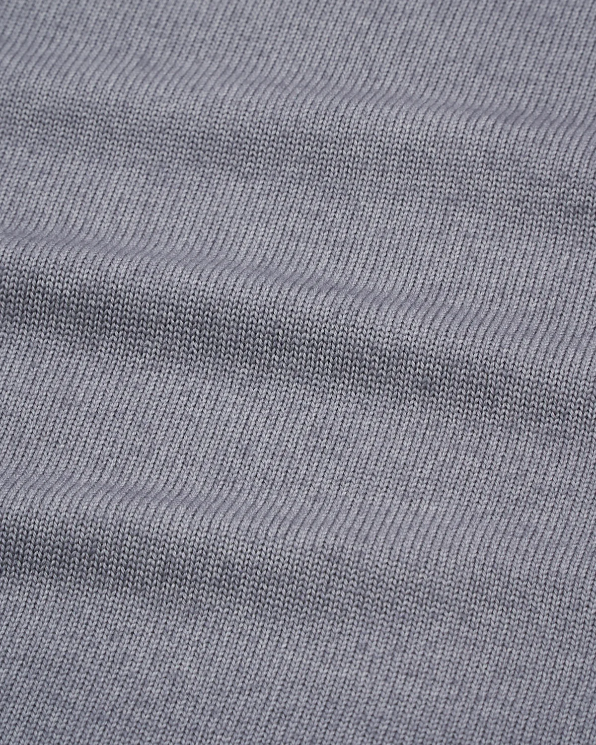 Grey 7 Gauge Frosted Garment Dyed Wool Crewneck - Image 5