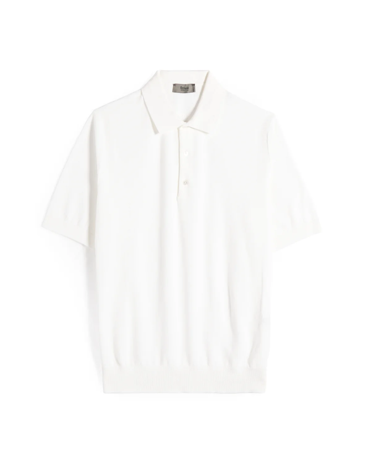 Rice Stitch Cotton Polo