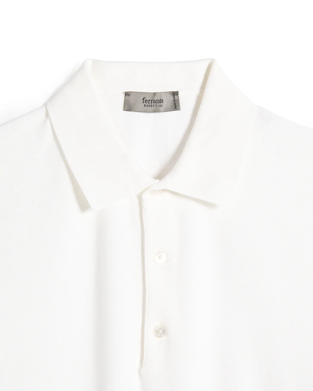Rice Stitch Cotton Polo - Image 2