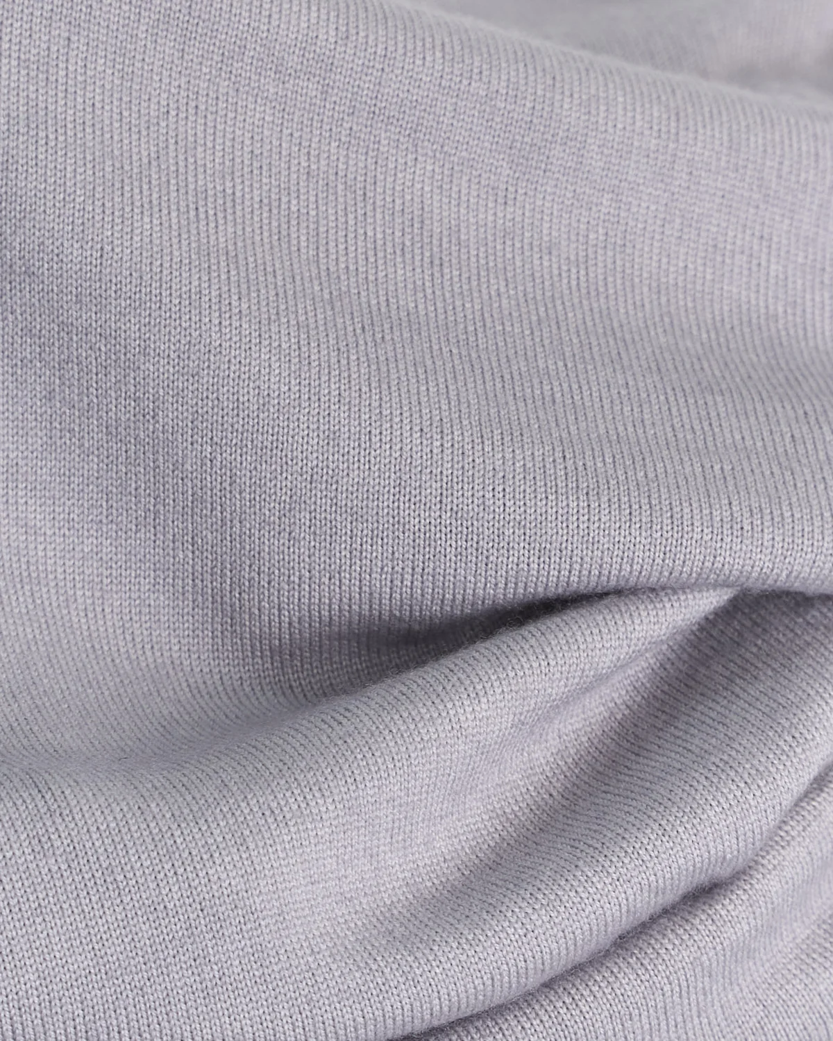 Silver 12 Gauge Quarter Zip Frosted Garment Dyed Wool Sweater - Image 6