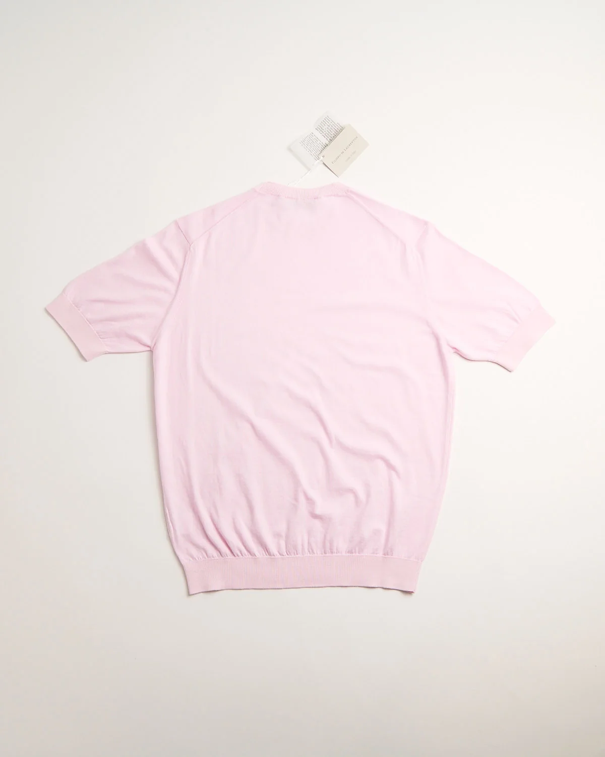 Cool Blush Vintage Wash Supima Crewneck T-Shirt - Image 6