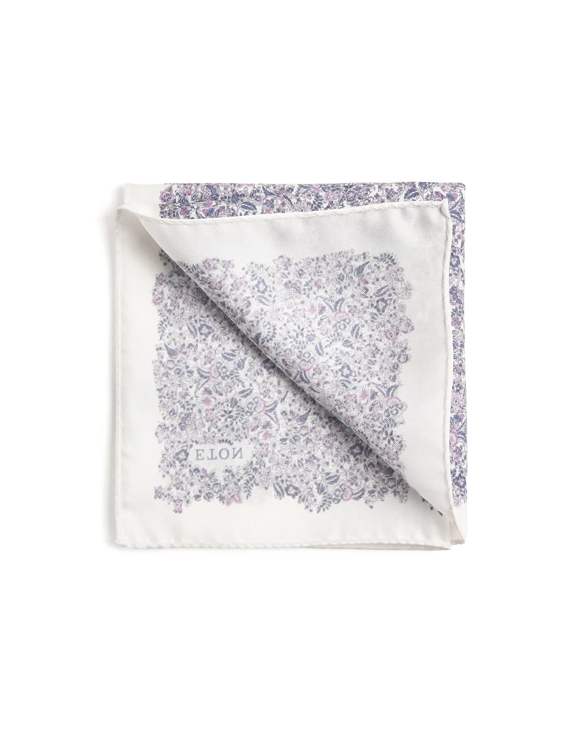 Floral Silk Twill Pocket Square - Image 2