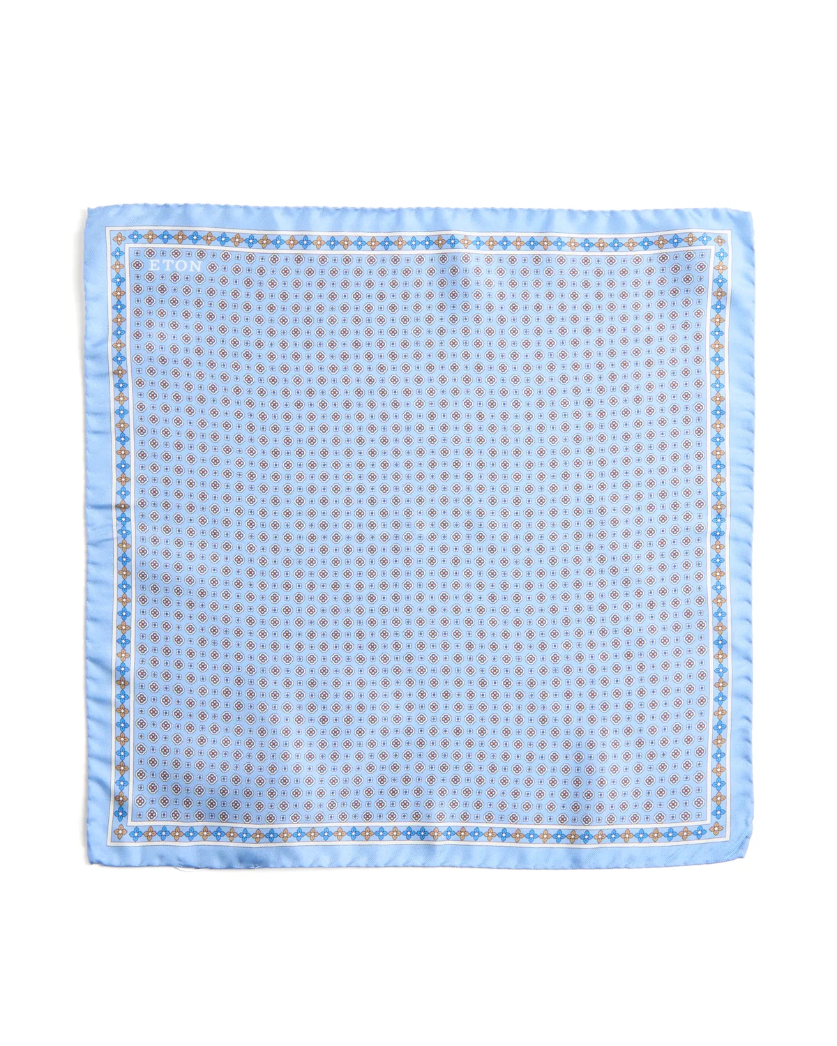 Floral Silk Twill Pocket Square - Image 3